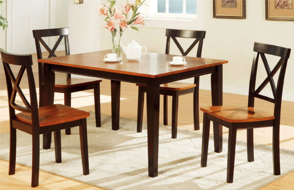 F2250 5 Pcs Dining Set Oak S1200