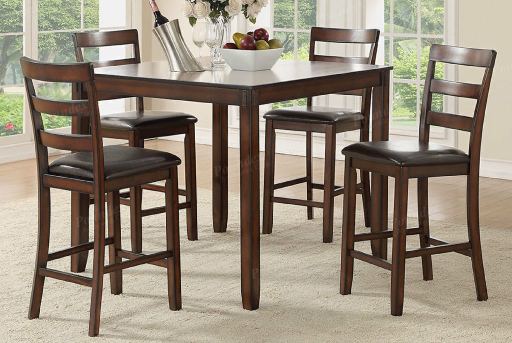 F2546 5 Pcs Counter Height Dining Set S1200